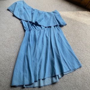 Red Camel one shoulder dress